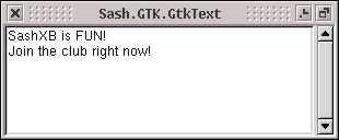 GtkText